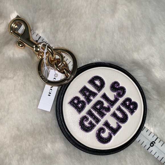 NEW! COACH Bad Girls Club Bag Charm Key Ring New With Tag On! - Picture 9 of 16
